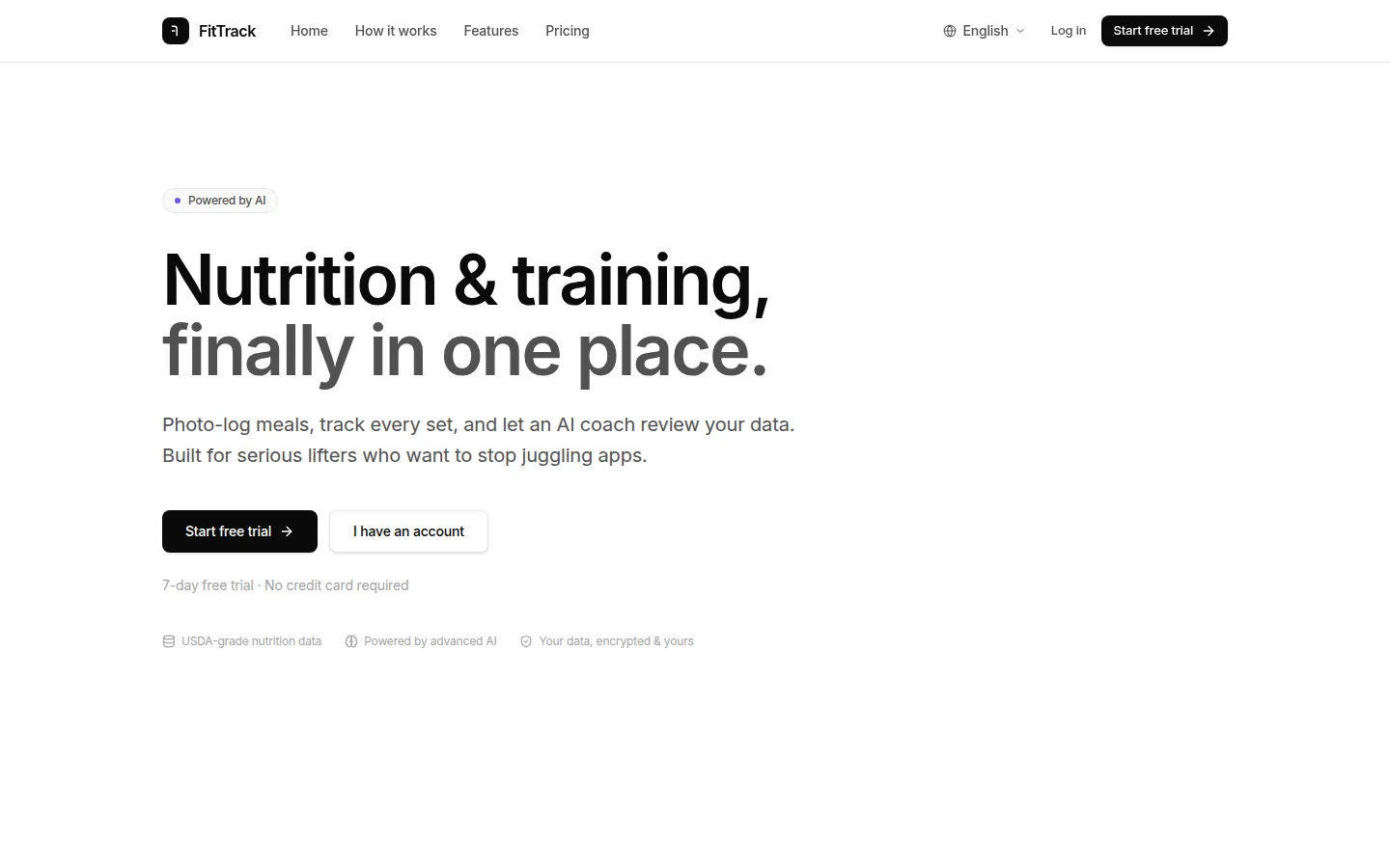 FitTrack website